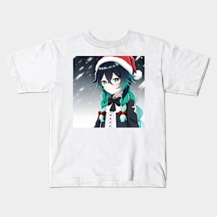 Christmas Genshin Impact Kids T-Shirt